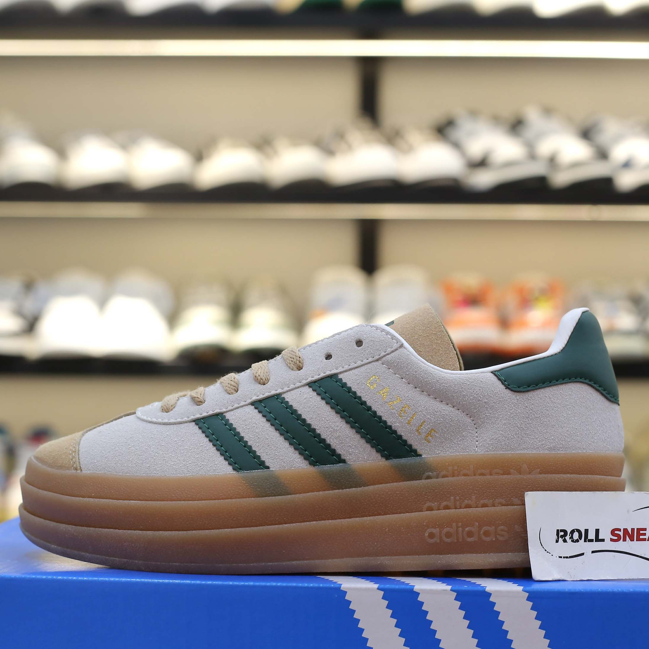 Giày Adidas Gazelle Bold ‘Cream Green’ Best Quality