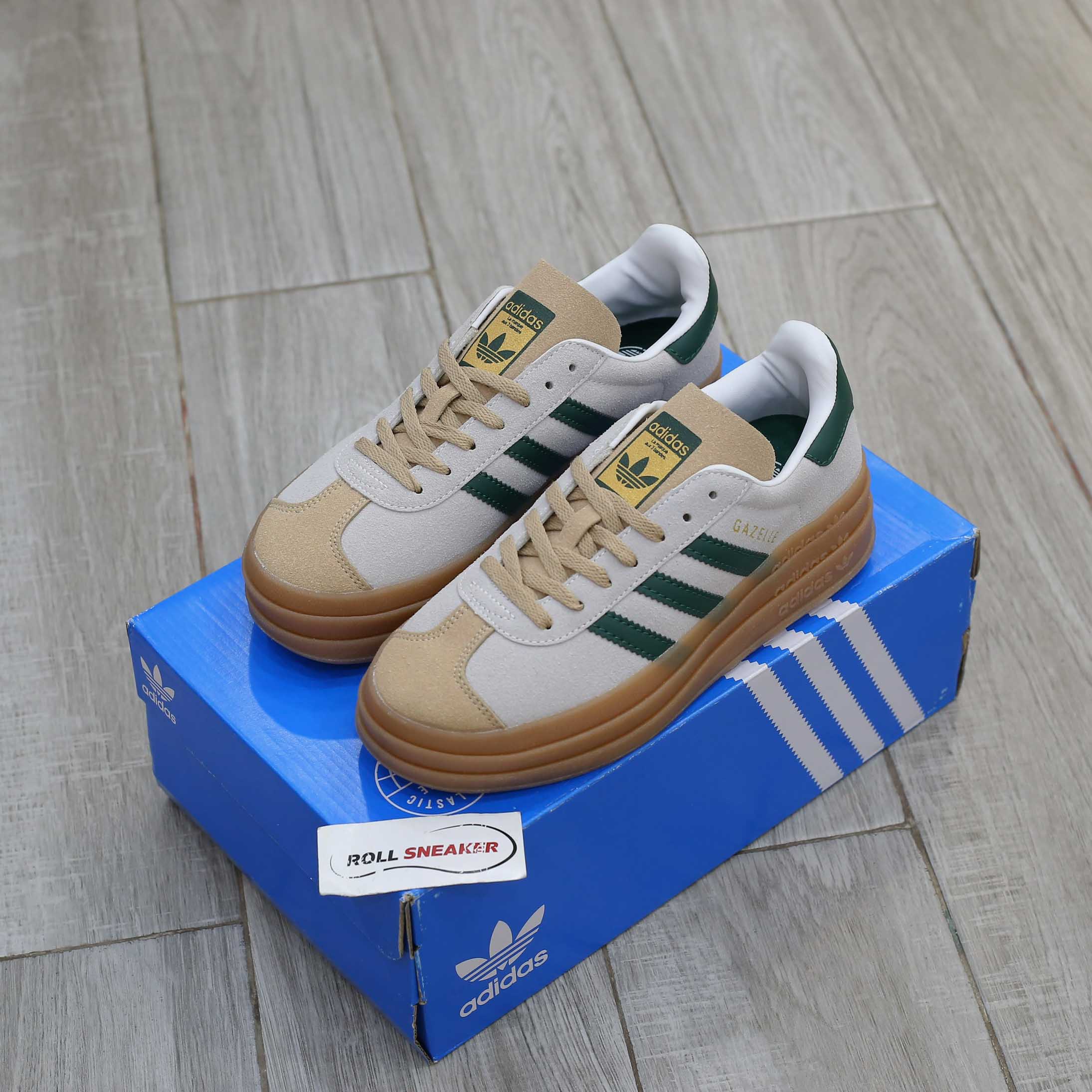 Giày Adidas Gazelle Bold ‘Cream Green’ Best Quality