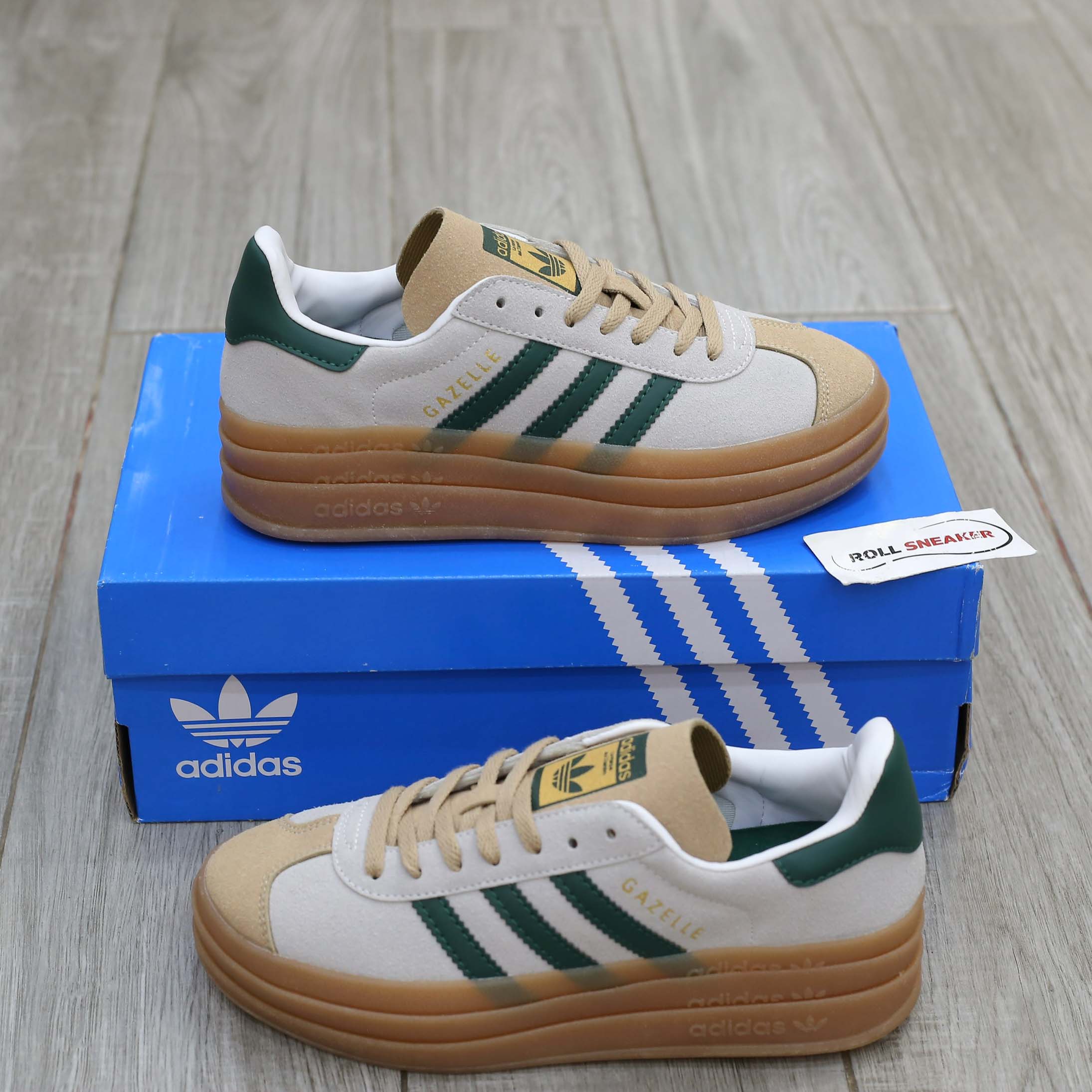 Giày Adidas Gazelle Bold ‘Cream Green’ Best Quality