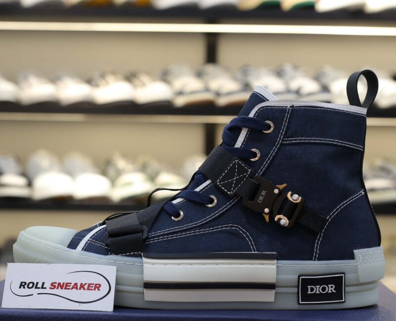 Giày Dior B23 High ‘Cobra Buckle Canvas’ Best Quality