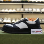 Giày Gucci GG Sneaker Black White leather họa tiết GG dập nổi Best Quality