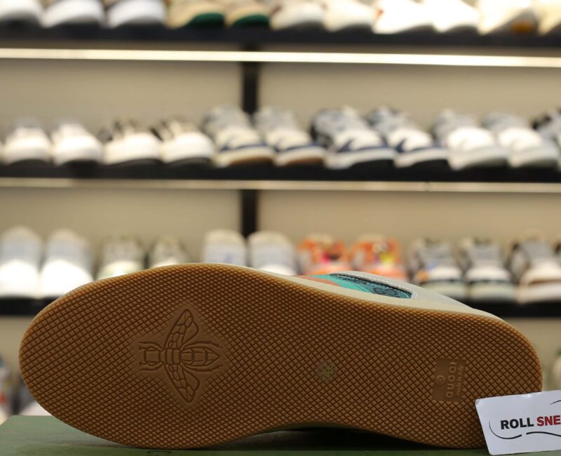 Giày Gucci Screener GG White Green Best Quality