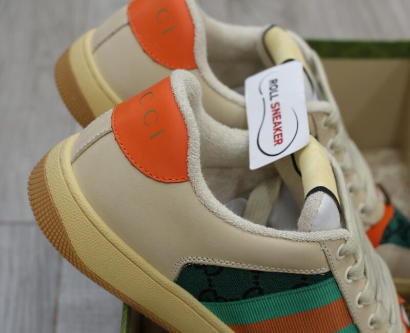 Giày Gucci Screener GG White Green Best Quality