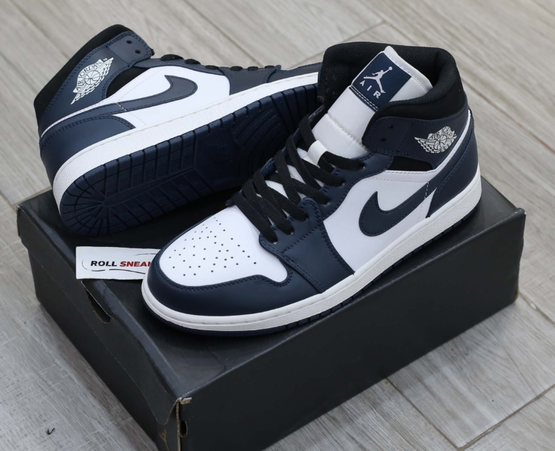 Giày Jordan 1 Mid Armory Navy Best Quality