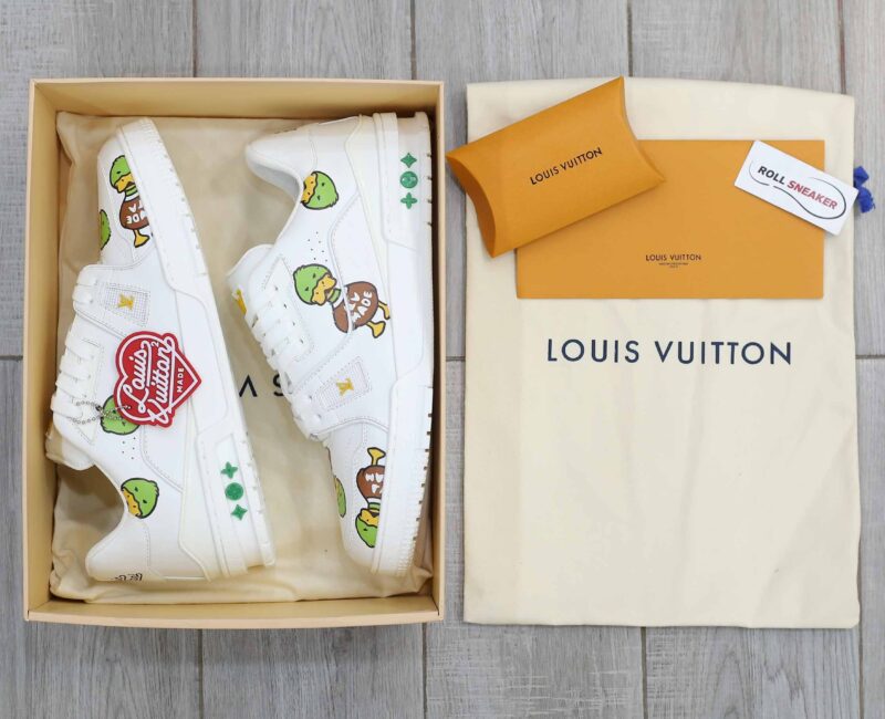 Giày Louis Vuitton LV Trainer x Nigo Duck Like Auth