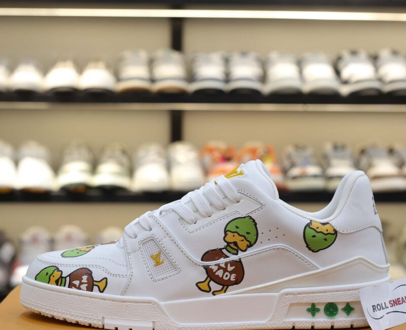 Giày Louis Vuitton LV Trainer x Nigo Duck Like Auth