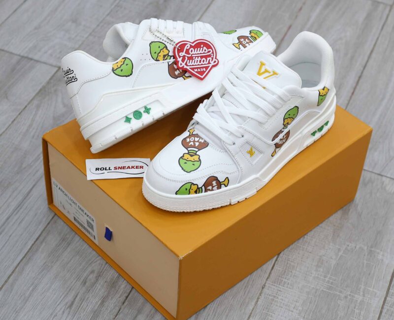 Giày Louis Vuitton LV Trainer x Nigo Duck Like Auth
