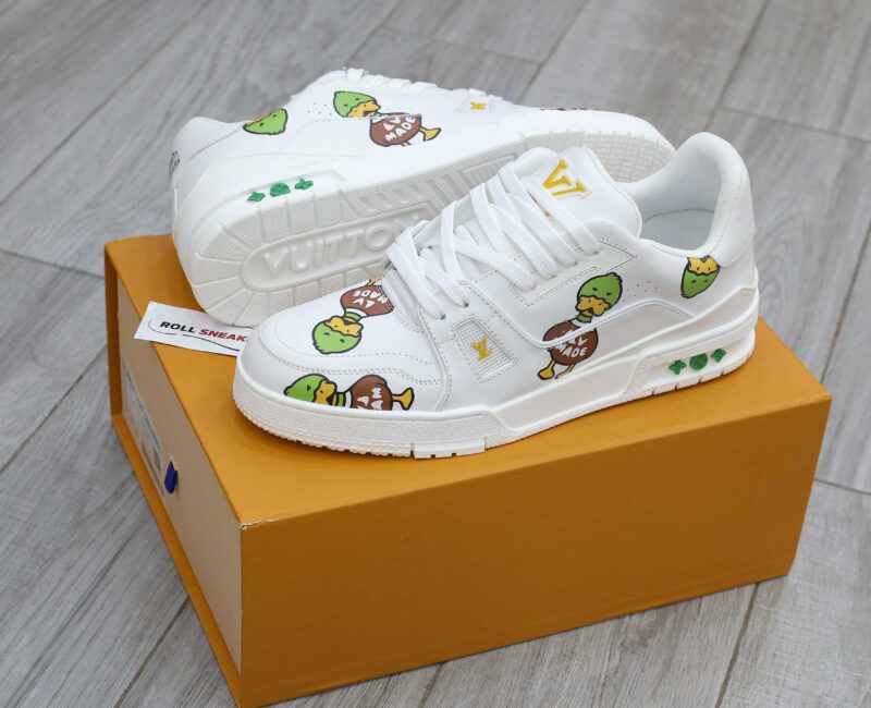 Giày Louis Vuitton LV Trainer x Nigo Duck Like Auth