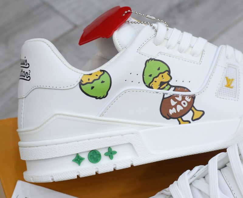 Giày Louis Vuitton LV Trainer x Nigo Duck Like Auth
