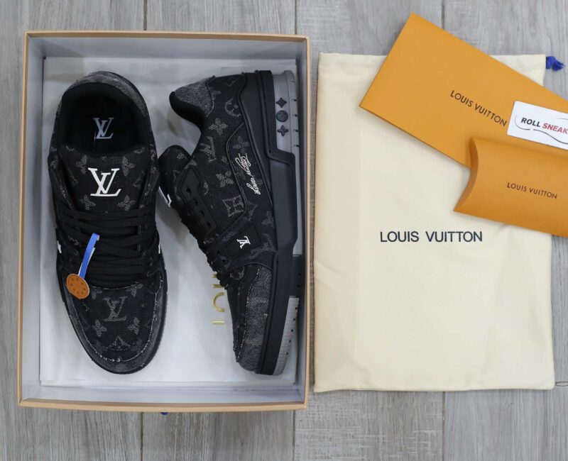 Giày Louis Vuitton LV Trainers 'Black' Like Auth