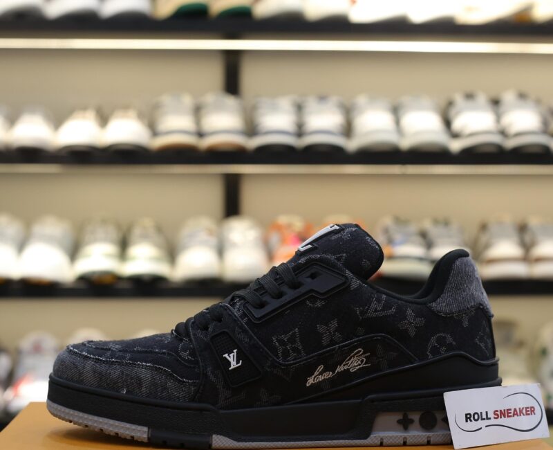 Giày Louis Vuitton LV Trainers 'Black' Like Auth