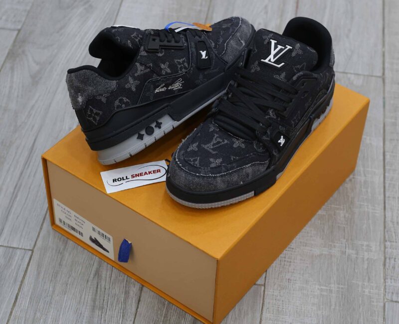Giày Louis Vuitton LV Trainers 'Black' Like Auth