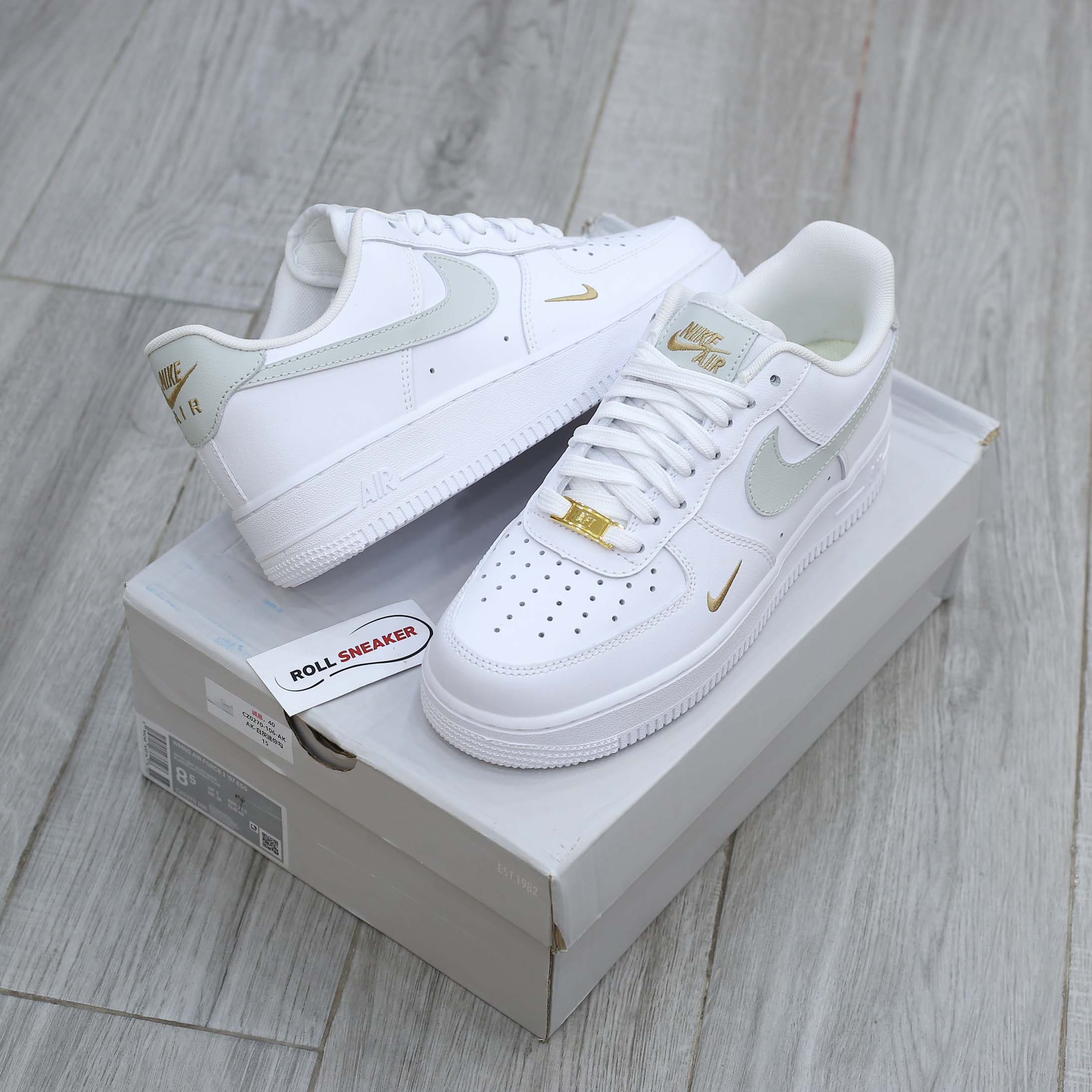 Giày Nike Air Force 1 Low ’07 Essential White Light Silver’ Best Quality