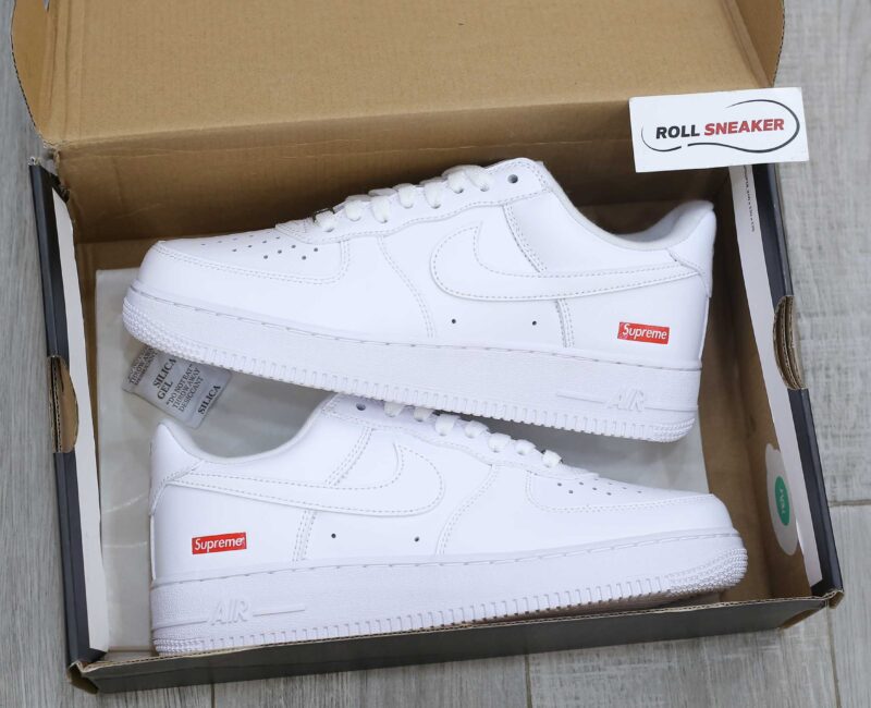 Giày Nike Air Force 1 Low Supreme White Best Quality
