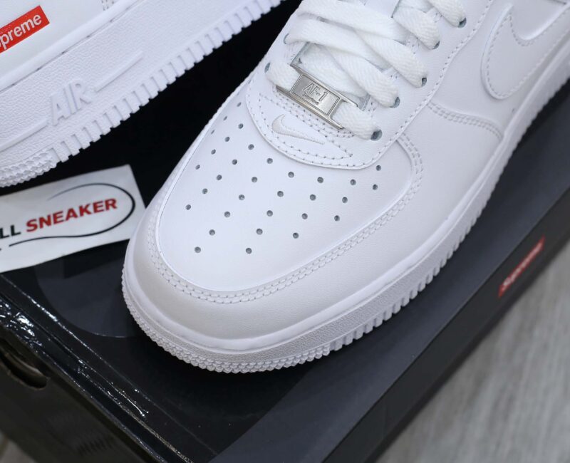 Giày Nike Air Force 1 Low Supreme White Best Quality