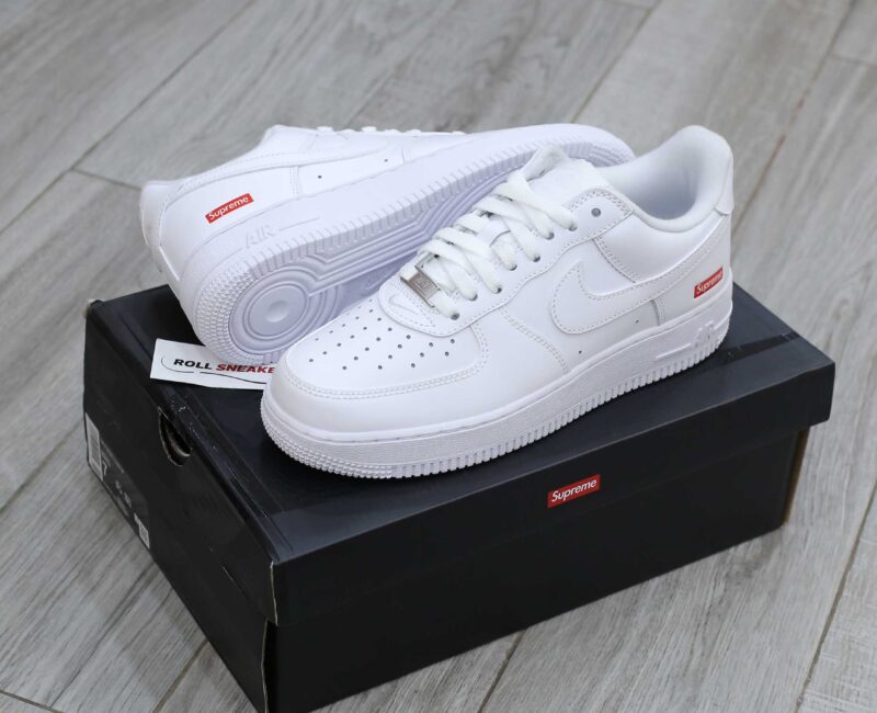 Giày Nike Air Force 1 Low Supreme White Best Quality