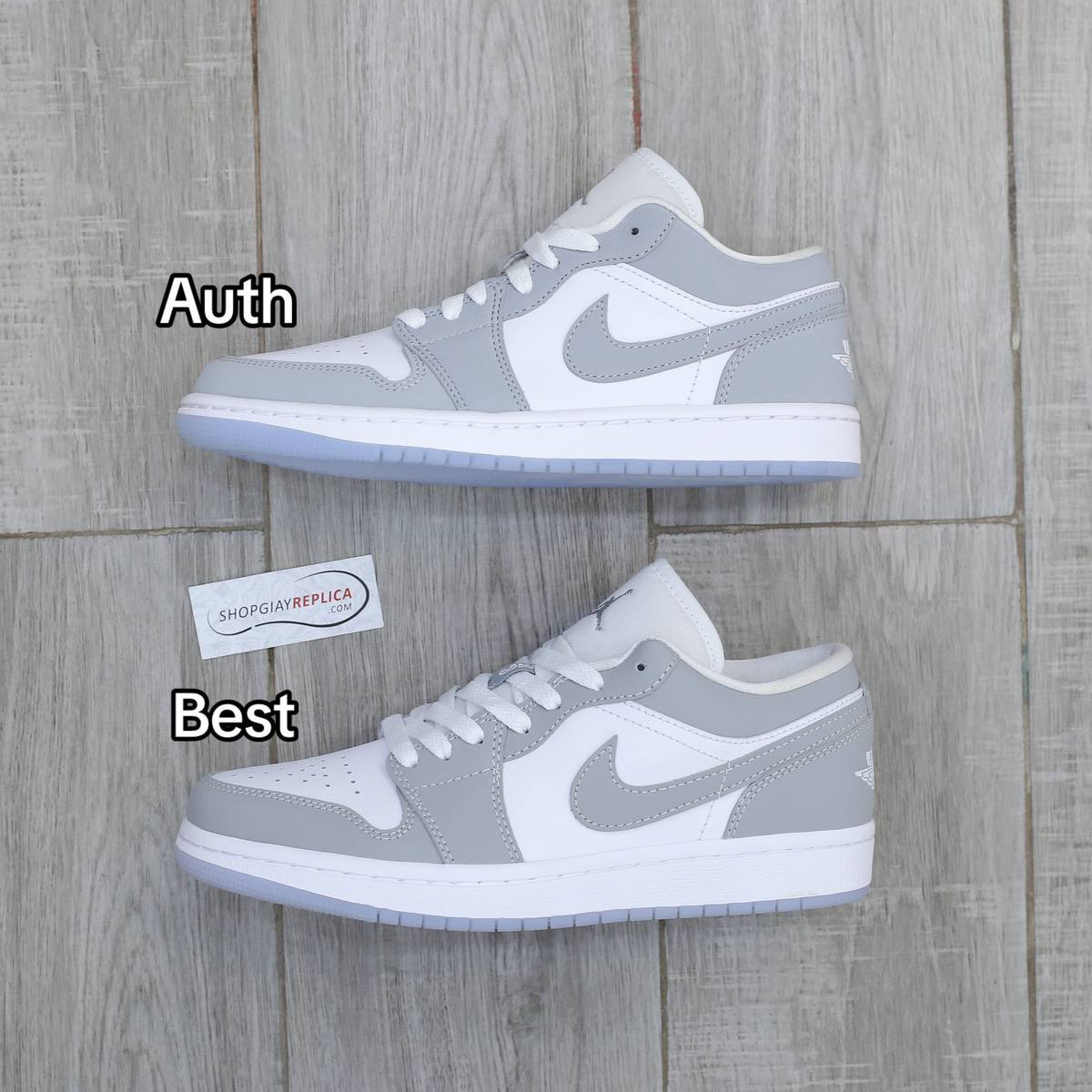 giay Nike Air Jordan 1 Low Wolf Grey Best Quality