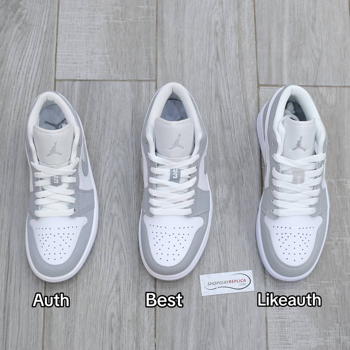 giay Nike Air Jordan 1 Low Wolf Grey Best Quality