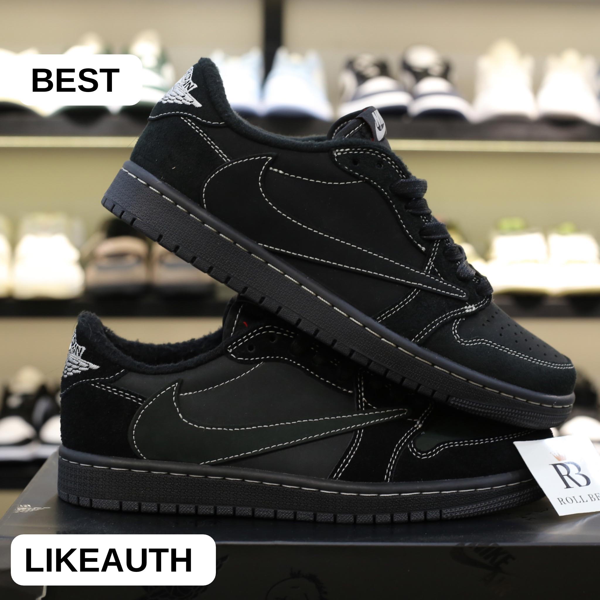 Nike Air Jordan 1 Retro Low OG SP Travis Scott ‘Black Phantom’ Best Quality