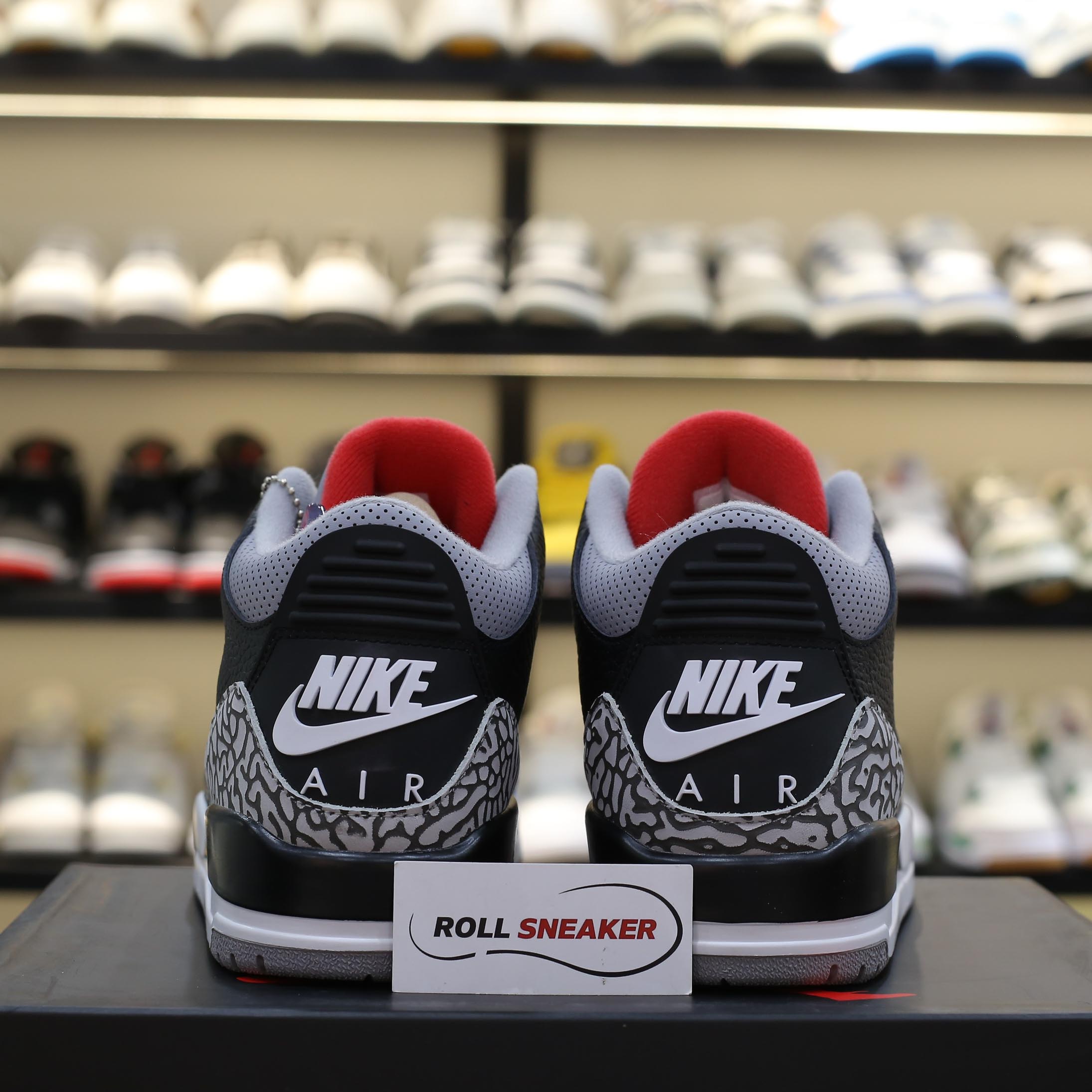 Giày Nike Air Jordan 3 Retro OG BG Black Cement Best Quality