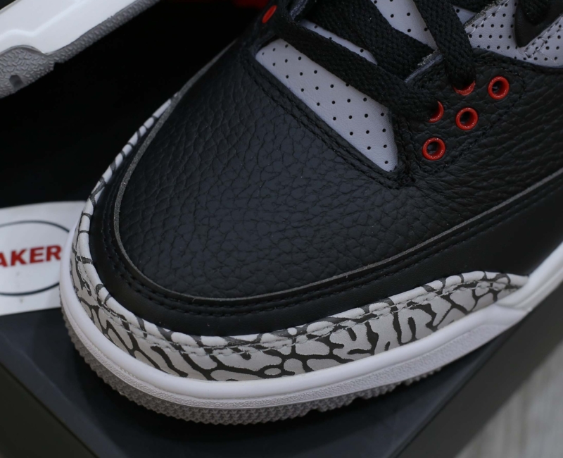 Giày Nike Air Jordan 3 Retro OG BG Black Cement Best Quality