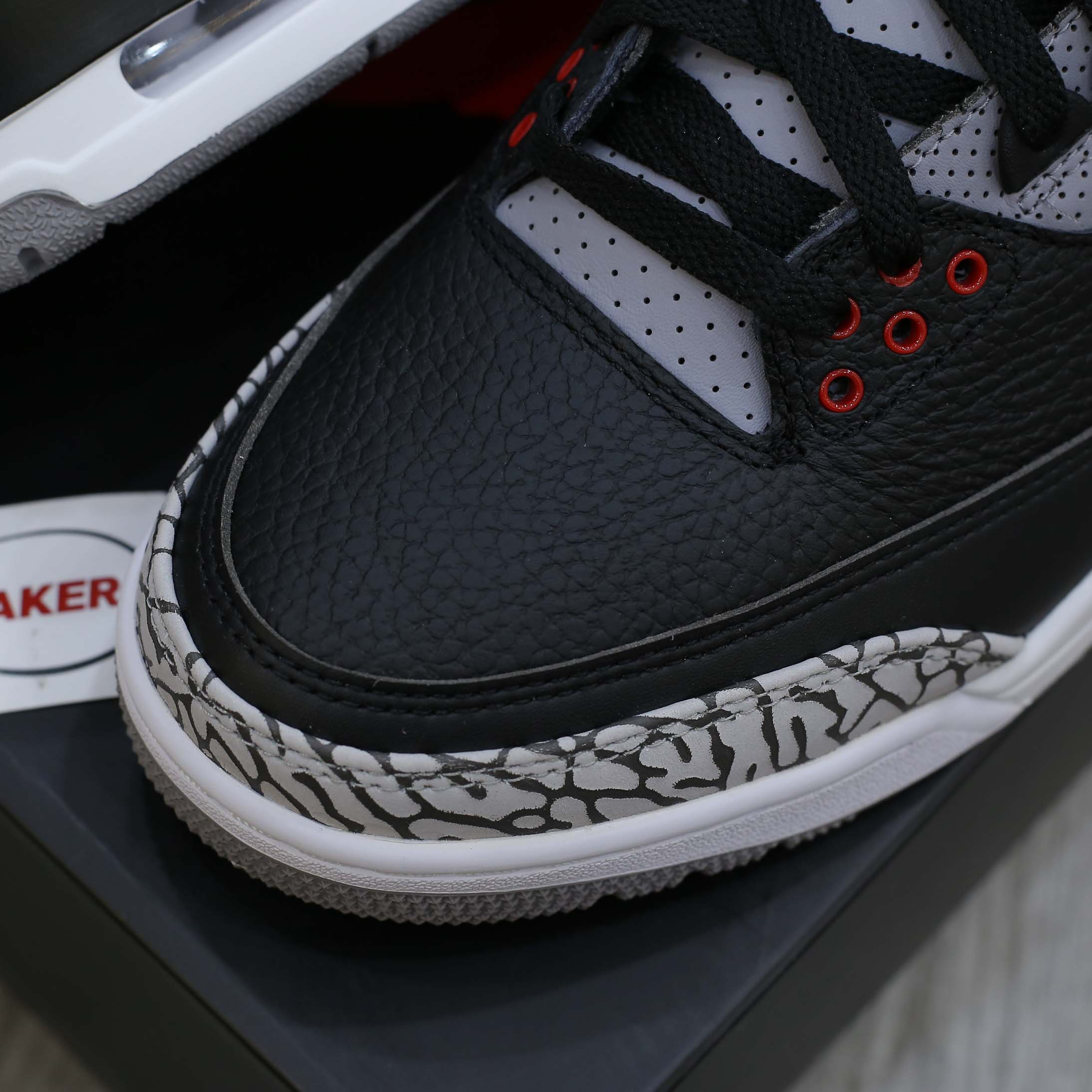 Giày Nike Air Jordan 3 Retro OG BG Black Cement Best Quality