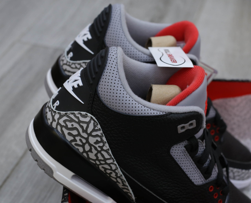 Giày Nike Air Jordan 3 Retro OG BG Black Cement Best Quality