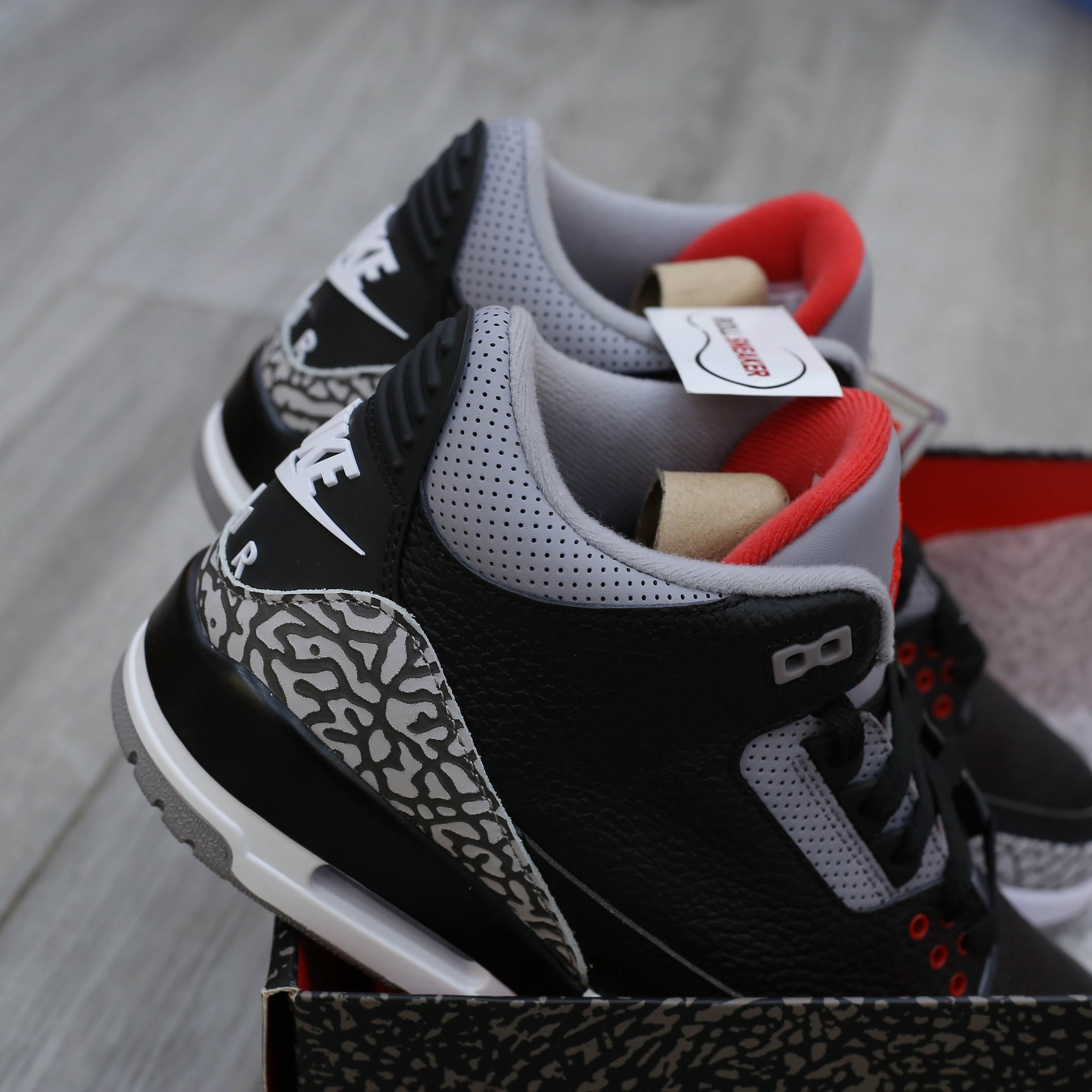 Giày Nike Air Jordan 3 Retro OG BG Black Cement Best Quality