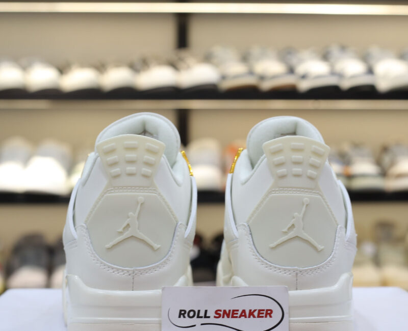 Giày Nike Air Jordan 4 Sail Metallic Gold Like Auth