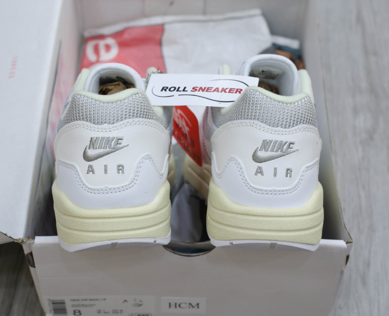 Giày Nike Air Max 1 Patta Waves ‘White Grey’ Best Quality