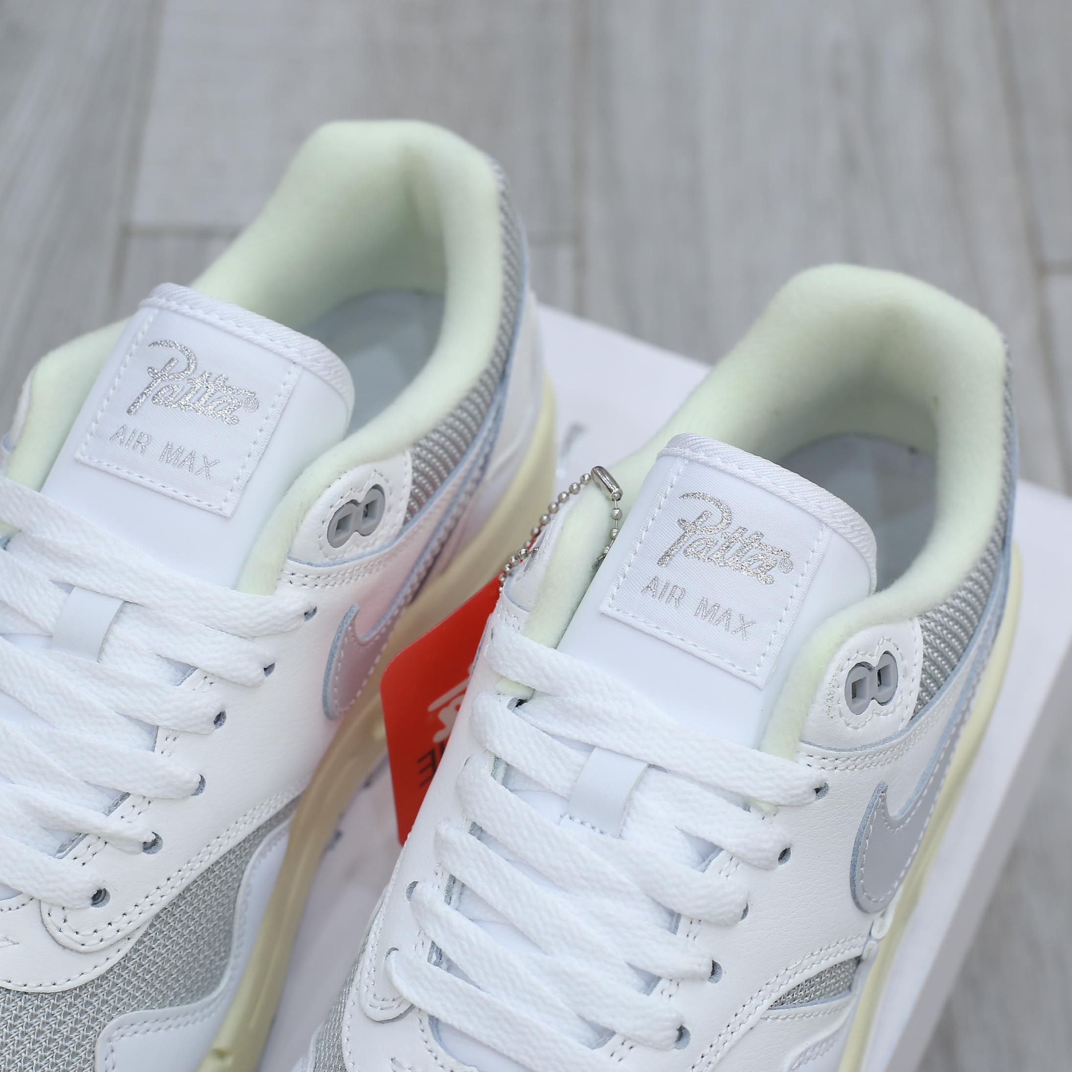 Giày Nike Air Max 1 Patta Waves ‘White Grey’ Best Quality