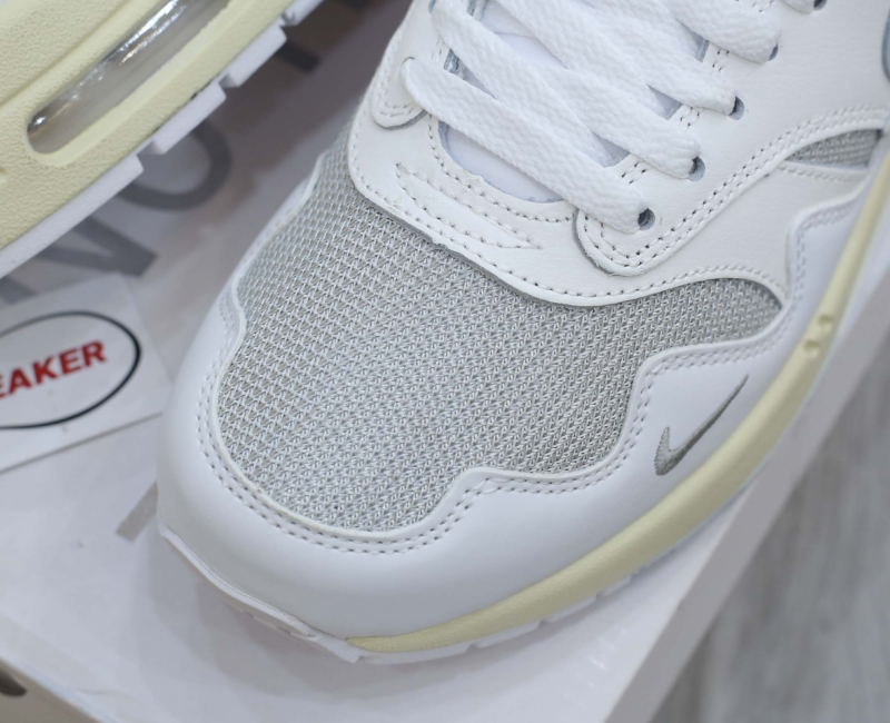 Giày Nike Air Max 1 Patta Waves ‘White Grey’ Best Quality
