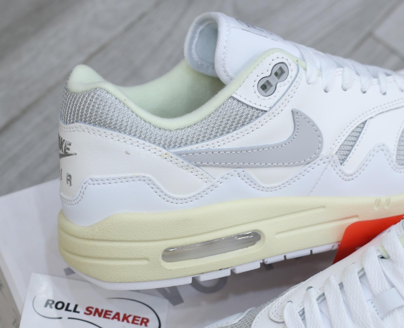 Giày Nike Air Max 1 Patta Waves ‘White Grey’ Best Quality
