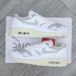 Giày Nike Air Max 1 Patta Waves ‘White Grey’ Best Quality