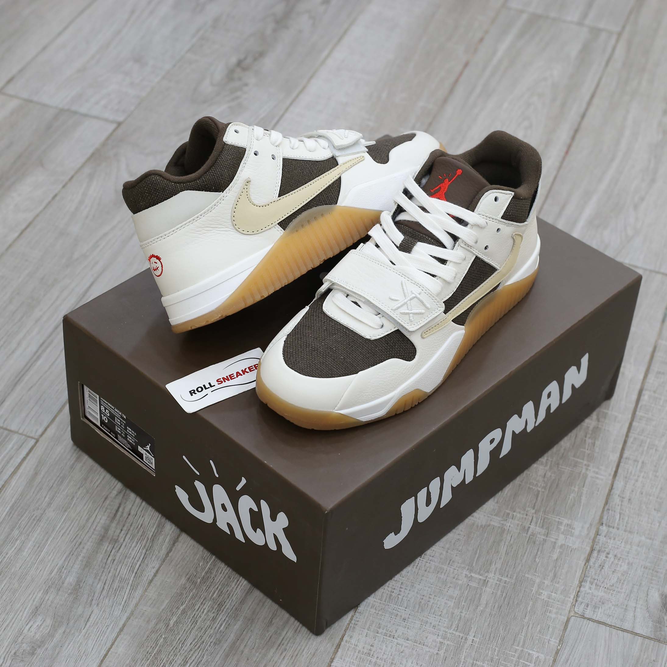 Giày Nike Jordan Jumpman Jack TR Travis Scott Sail Like Auth