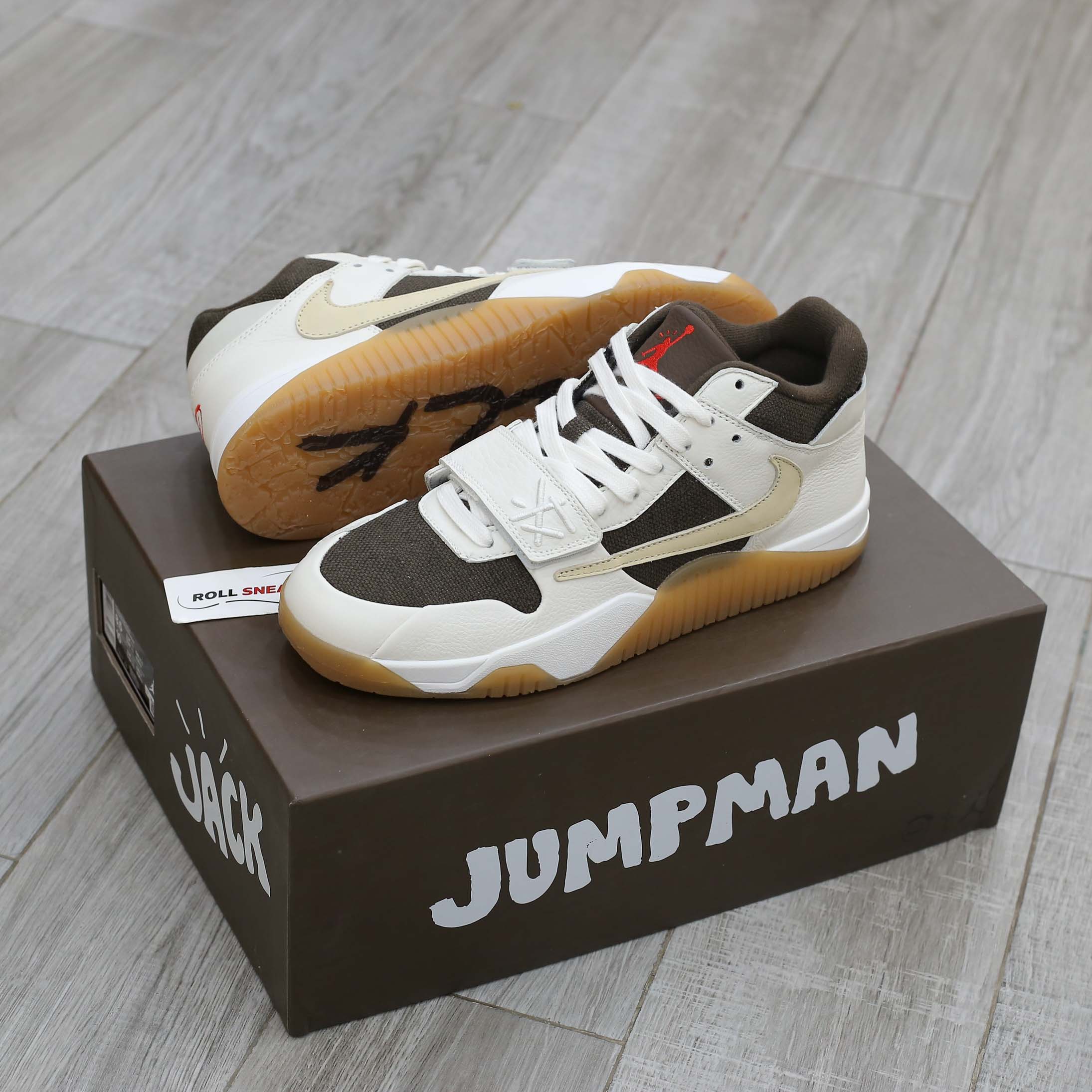 Giày Nike Jordan Jumpman Jack TR Travis Scott Sail Like Auth
