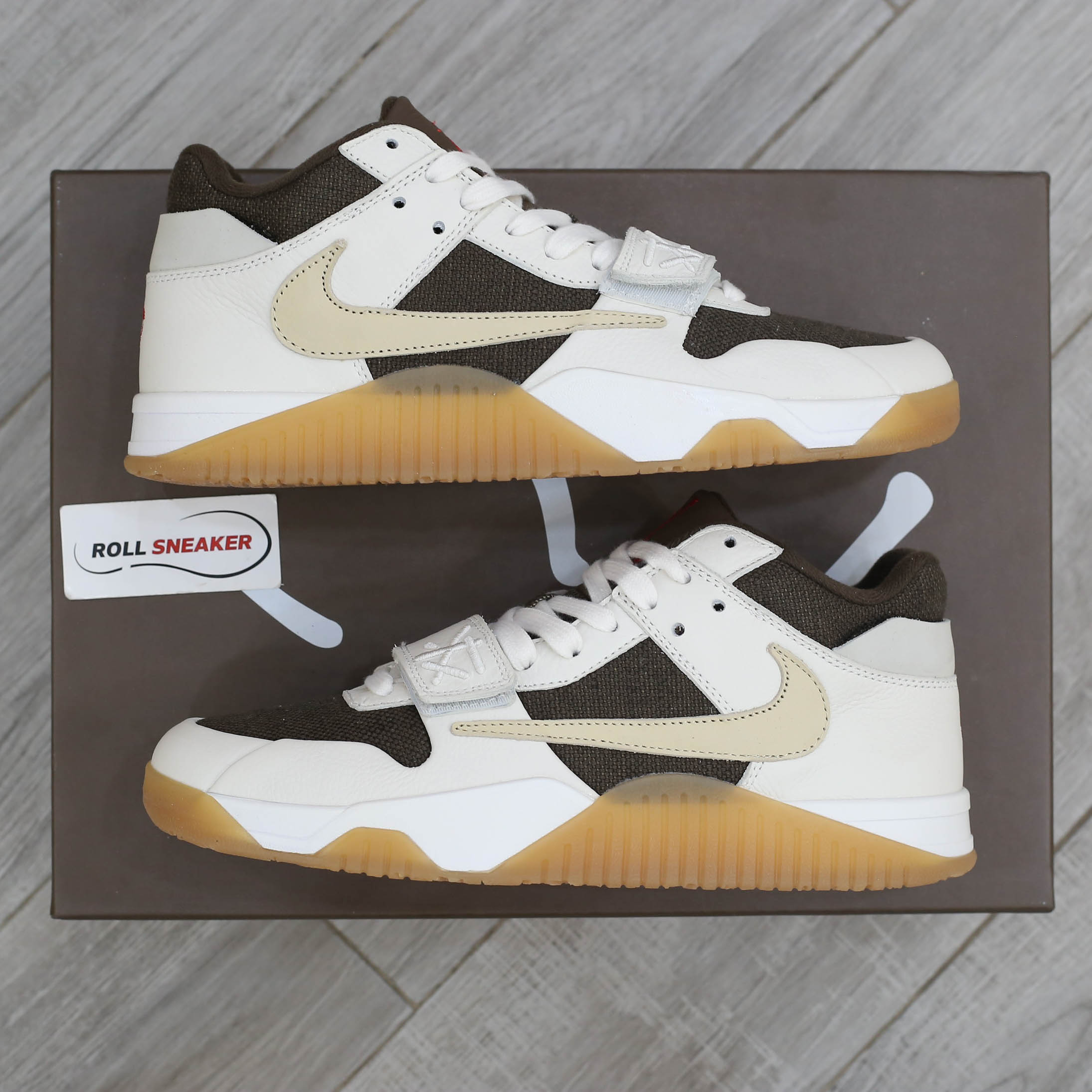 Giày Nike Jordan Jumpman Jack TR Travis Scott Sail Like Auth