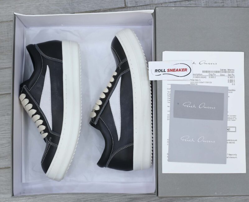 Giày Rick Owens Vintage ‘Black Milk White’ Best Quality