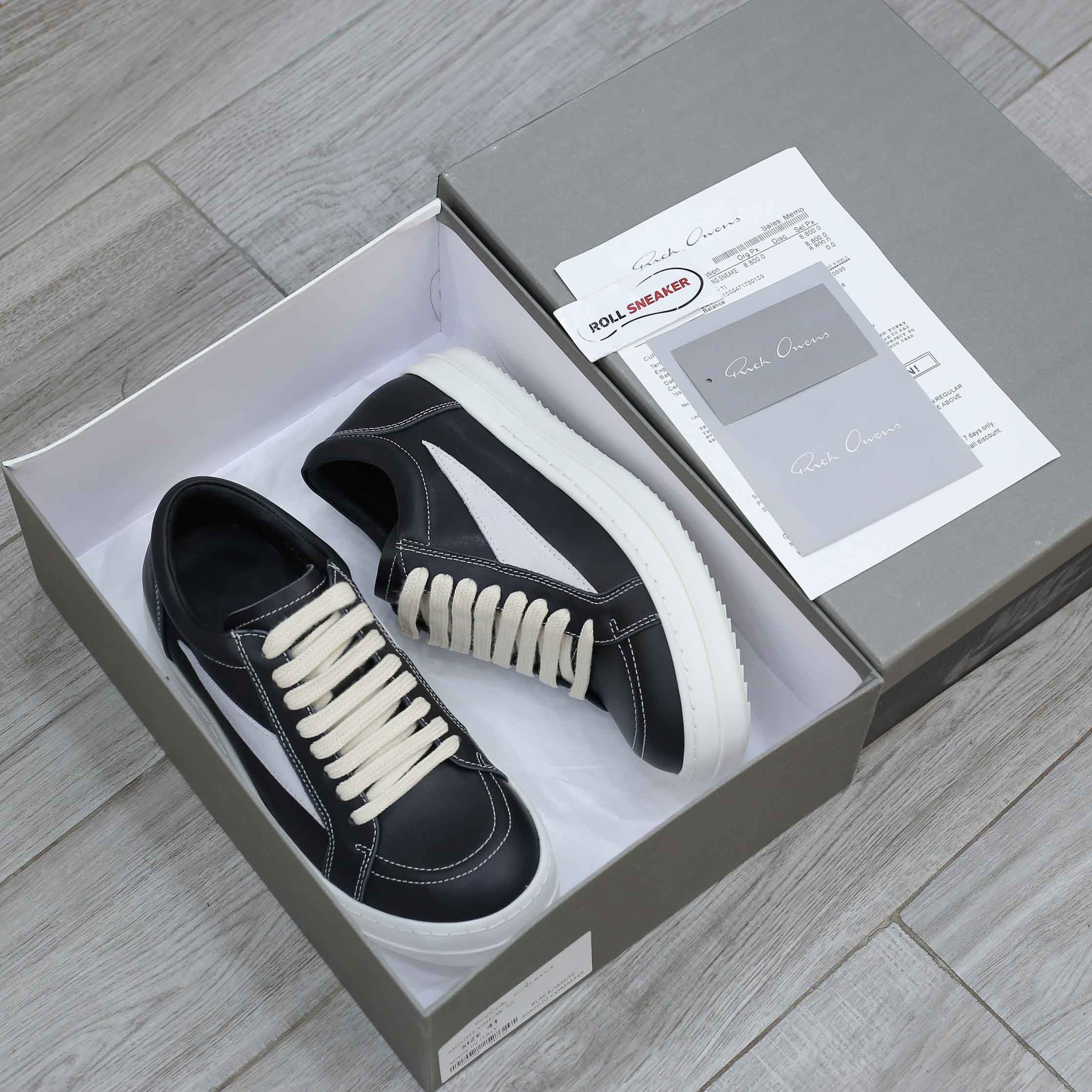 Giày Rick Owens Vintage ‘Black Milk White’ Best Quality