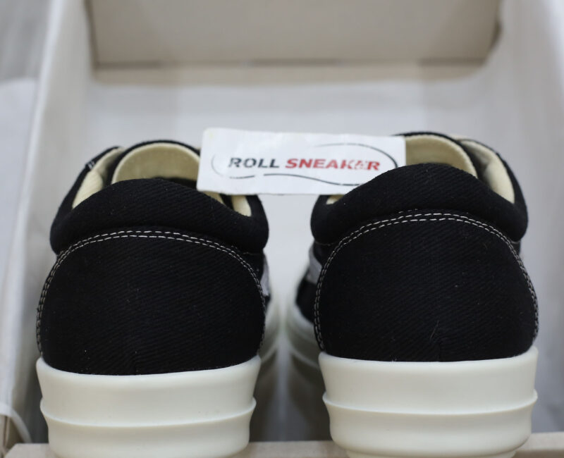 Giày Rick Owens Vintage ‘Black Milk White’ Canvas Best Quality