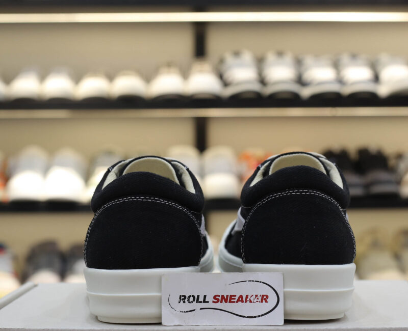 Giày Rick Owens Vintage ‘Black Milk White’ Canvas Best Quality