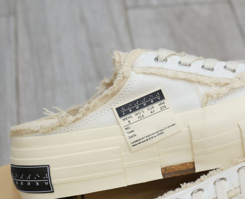 Giày Xvessel G.O.P. Slip On White Sục Trắng Best Quality