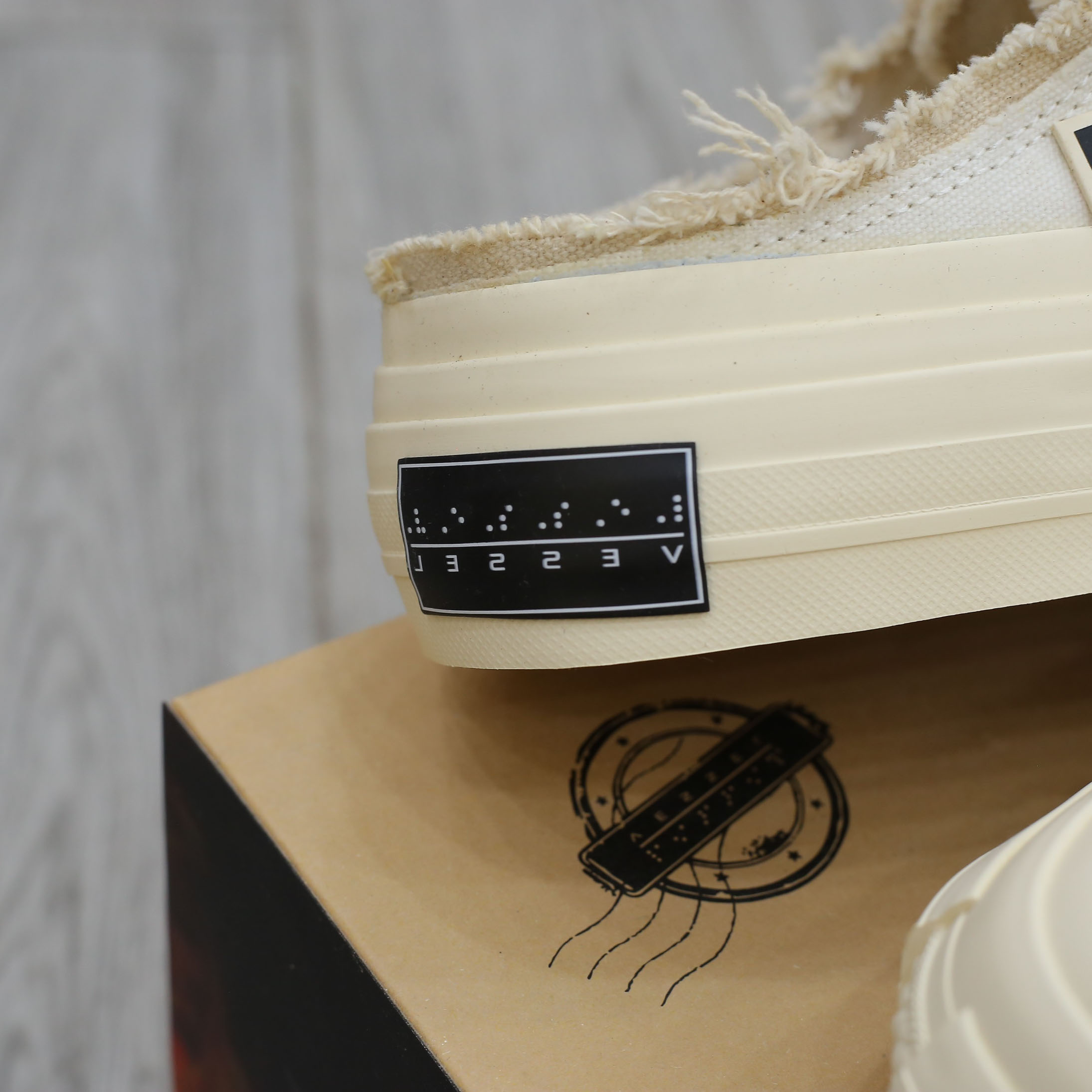 Giày Xvessel G.O.P. Slip On White Sục Trắng Best Quality