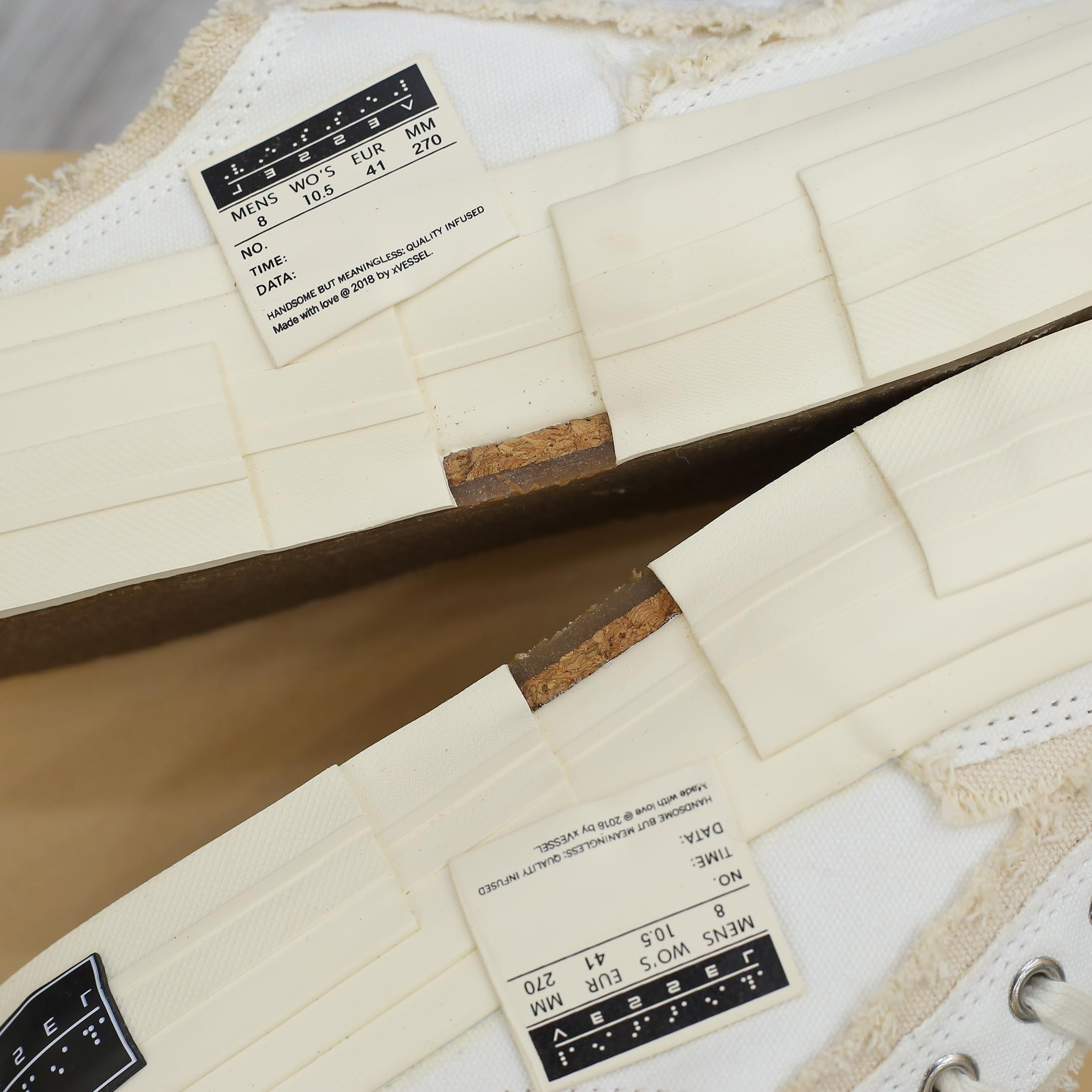 Giày Xvessel G.O.P. Slip On White Sục Trắng Best Quality