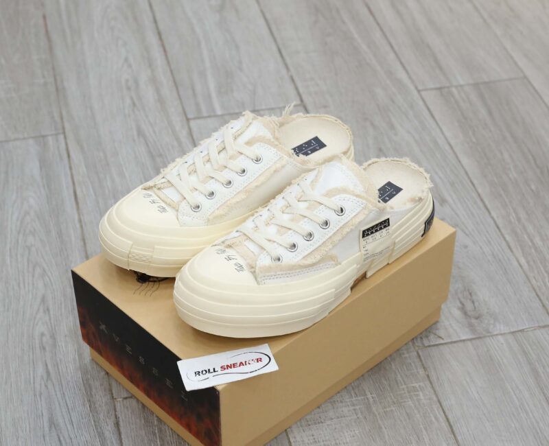 Giày Xvessel G.O.P. Slip On White Sục Trắng Best Quality
