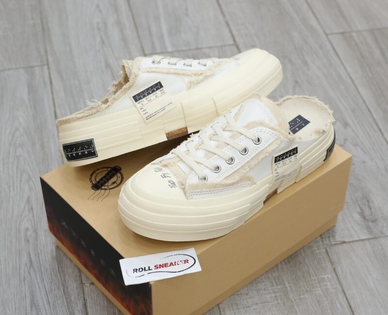 Giày Xvessel G.O.P. Slip On White Sục Trắng Best Quality