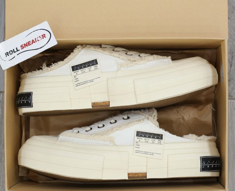 Giày Xvessel G.O.P. Slip On White Sục Trắng Best Quality