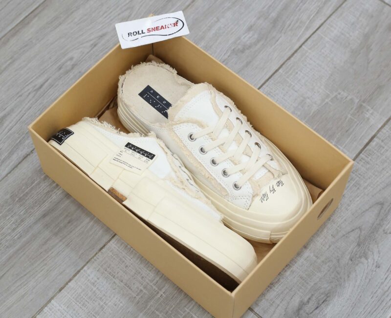 Giày Xvessel G.O.P. Slip On White Sục Trắng Best Quality