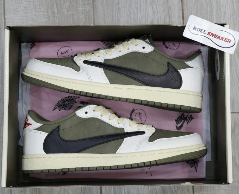 Jordan 1 Low OG Medium Olive Like Auth