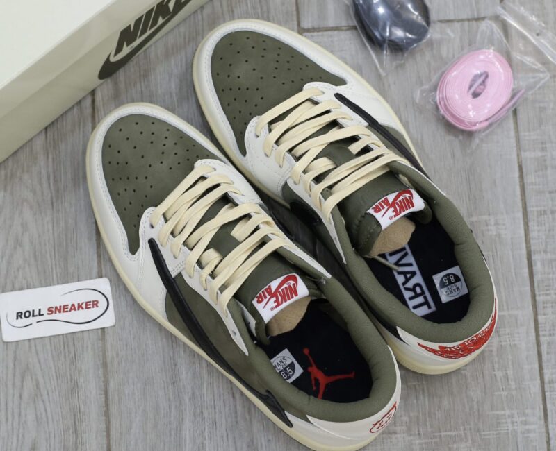 Jordan 1 Low OG Medium Olive Like Auth